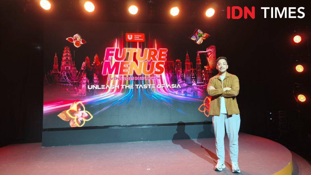 Raditya Beer, Country Lead Marketing Unilever, Future Menus 2025, Bangkok, Thailand (IDN Times/Dhiya Awlia Azzahra)