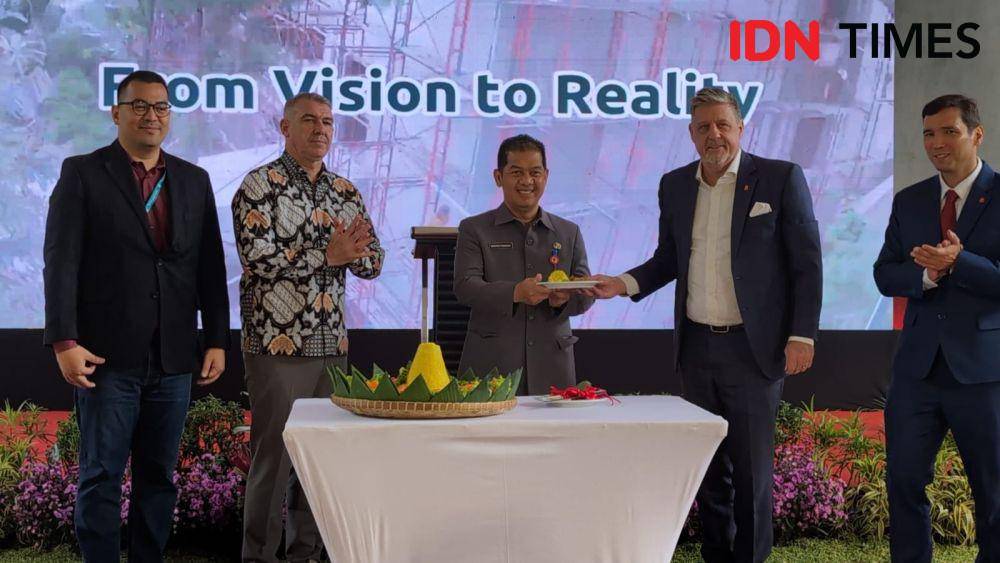 Sekolah internasional SIS Semarang meresmikan gedung Center for Advanced Learning, Selasa (27/5/2025). (IDN Times/Anggun Puspitoningrum)