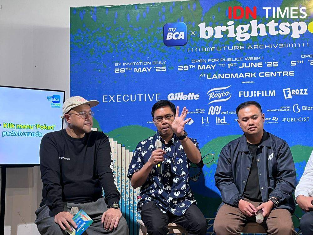 Press conference myBCA x Brightspot 2025 pada Senin (26/5/2025) di Soona Space, Senayan Park, Jakarta (IDN Times/Nisa Zarawaki)