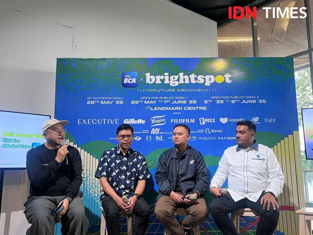 Press conference myBCA x Brightspot 2025 pada Senin (26/5/2025) di Soona Space, Senayan Park, Jakarta (IDN Times/Nisa Zarawaki)