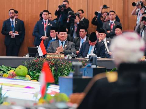 Presiden Prabowo di KTT ASEAN ke-46, di Kuala Lumpur, Malaysia. (Dok. BPMI Setpres)