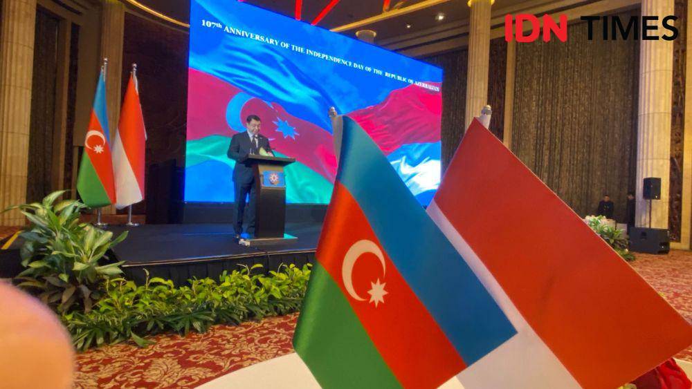 Perayaan Hari Kemerdekaan Azerbaijan di Jakarta. (IDN Times/Marcheilla Ariesta)