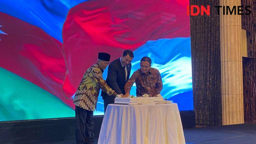 Perayaan Hari Kemerdekaan Azerbaijan di Jakarta. (IDN Times/Marcheilla Ariesta)