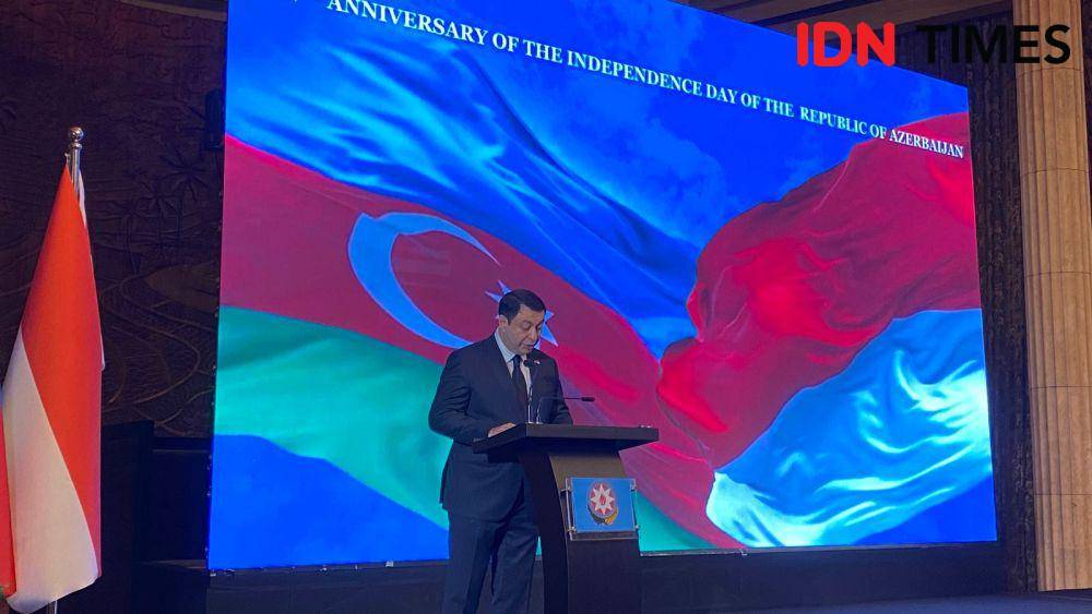 Perayaan Hari Kemerdekaan Azerbaijan di Jakarta. (IDN Times/Marcheilla Ariesta)