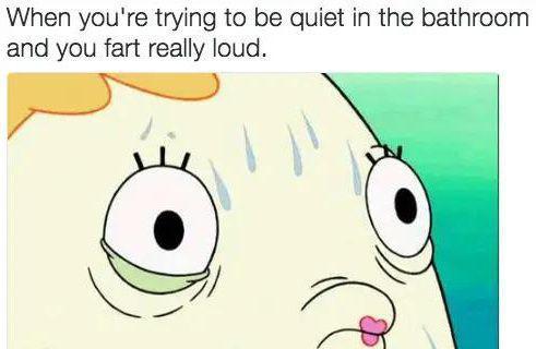 7 Meme Kocak SpongeBob tentang Toilet, Gabut kalau Gak Bawa HP