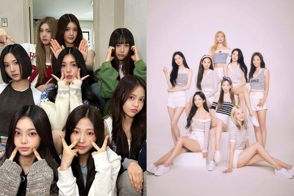 Hearts2Hearts (instagram.com/Hearts2Hearts) dan SNSD (twitter.com/Girls' Generation)