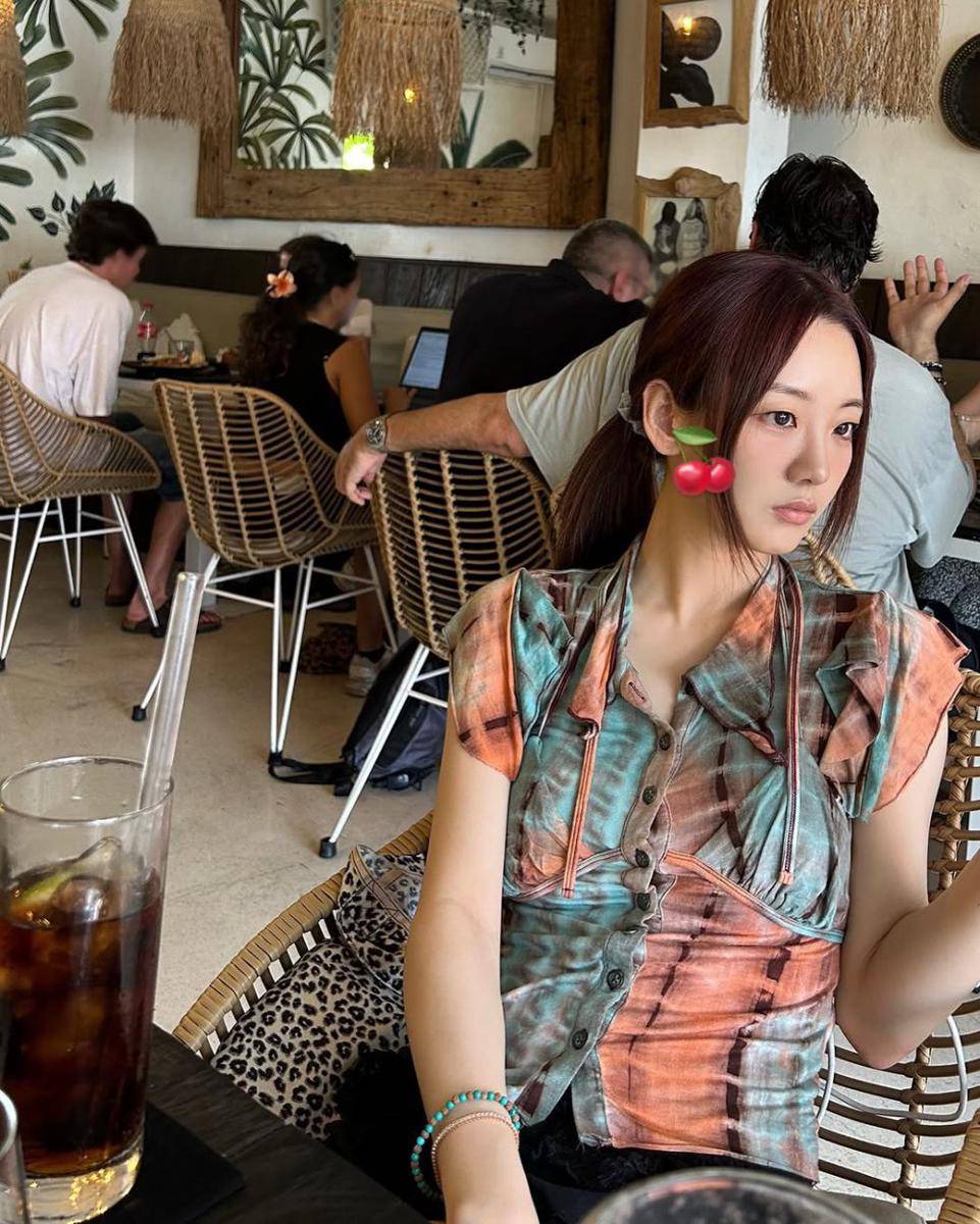 potret liburan Cho Yi Hyun di Bali (instagram.com/yihyun_1208)