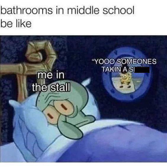 meme SpongeBob tentang toilet (reddit.com/user/BluejayFlaky)