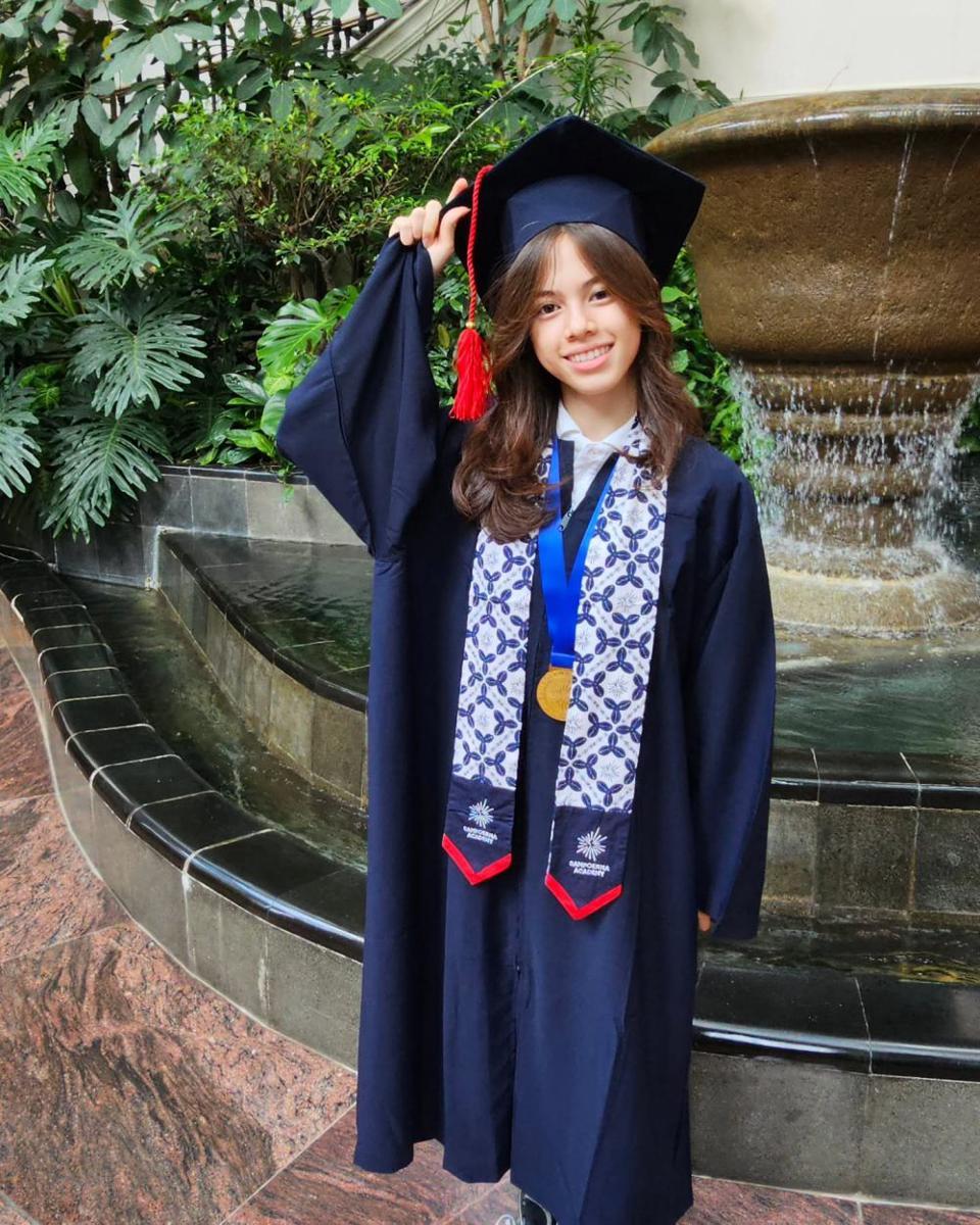 Anak Wulan Guritno Wisuda SMP (Instagram.com/wulanguritno)