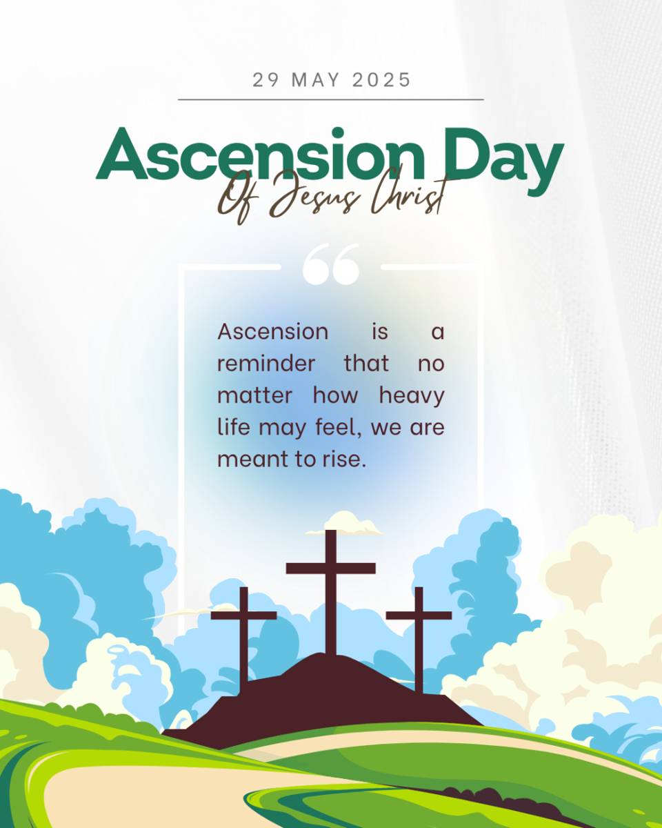 Poster Kenaikan Isa Al Masih (Canva.com/@notstudio)