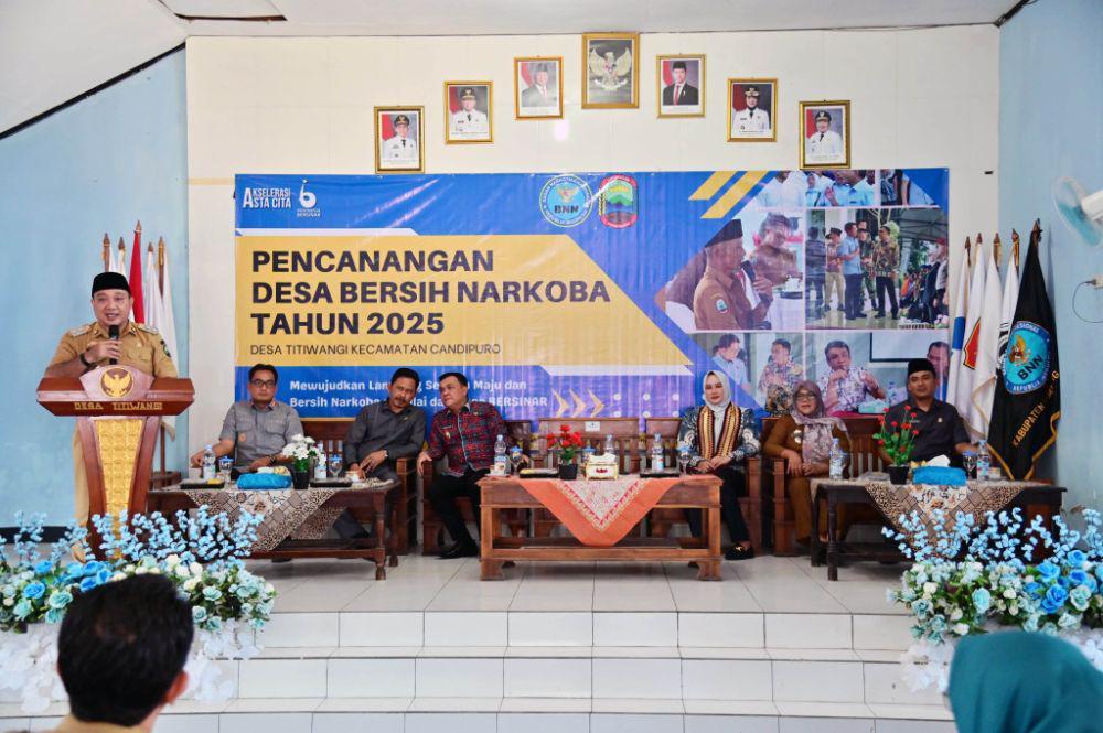 BNNK Canangkan Desa Titiwangi Jadi Zona Bebas Narkoba