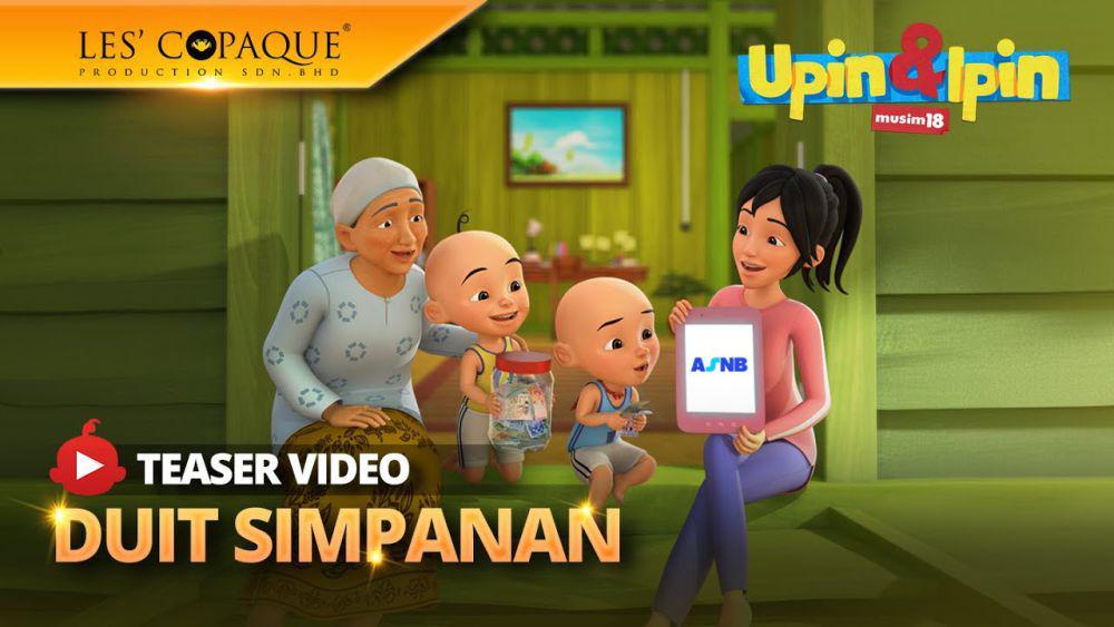 7 Episode Terbaik Upin & Ipin Tentang Menabung, Penting Bagi Anak!