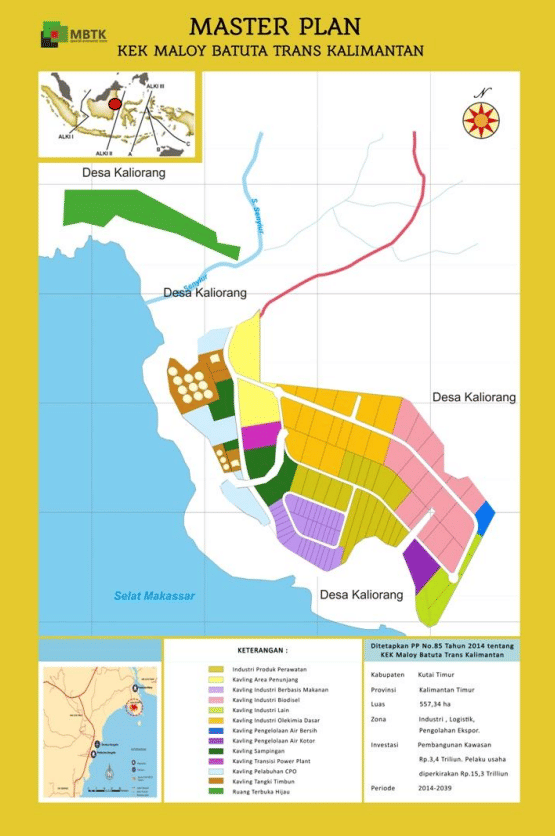 DPMPTSPP Kalimantan Timur di Rencana Bisnis di Kawasan Ekonomi Khusus Maloy Batuta Trans Kalimantan 2020