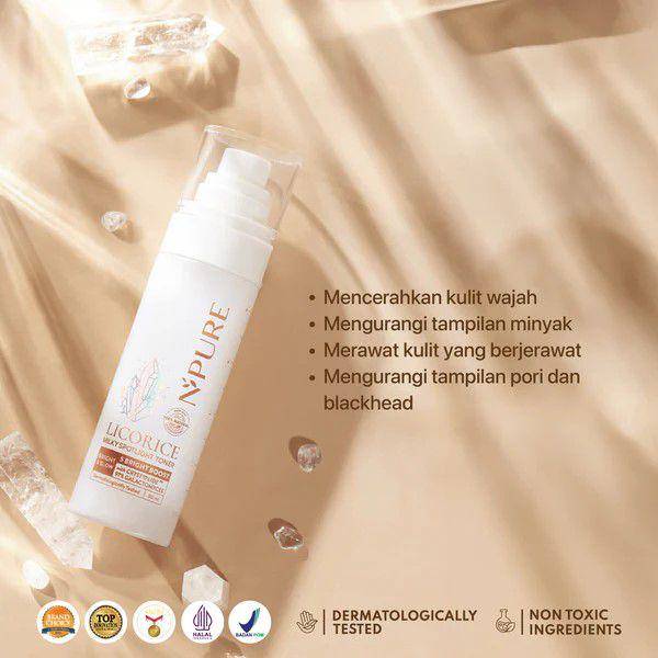 NPURE Licorice Milky Spotlight Toner (npureofficial.id)