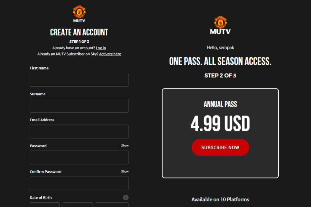 langganan MUTV (manutd.com)