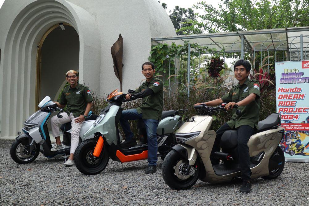 Keren, Ini Tiga Juara Modifikasi Sepeda Motor Listrik Honda