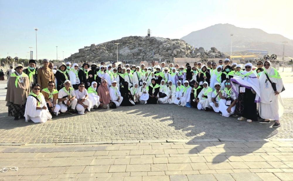 Jemaah Haji Kloter 9 Sumut Napak Tilas Perjuangan Rasul di Makkah