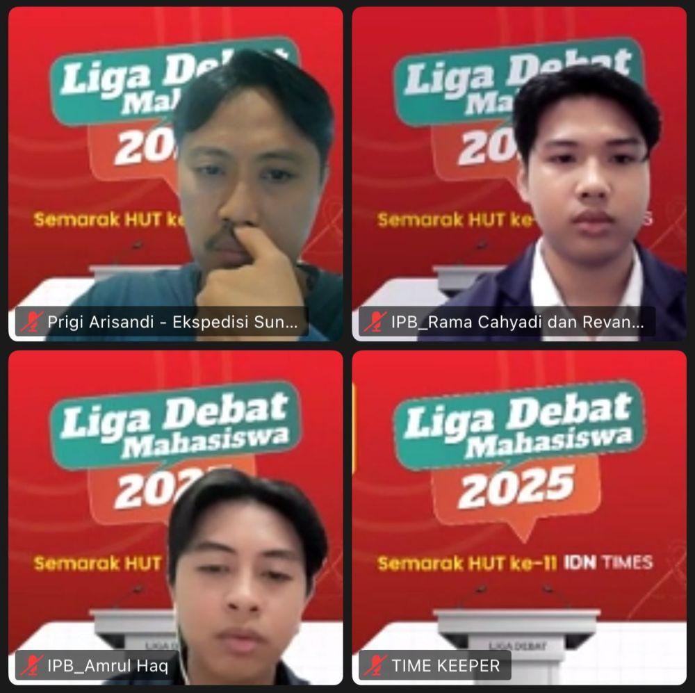Liga Debat Mahasiswa IDN Times 2025, IPB Melaju ke Semifinal