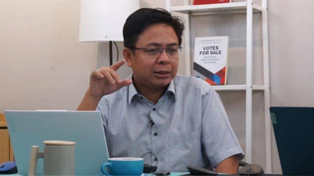 Direktur eksekutif Indikator Politik Indonesia, Burhanuddin Muhtadi. (Tangkapan layar YouTube Indikator Politik Indonesia)