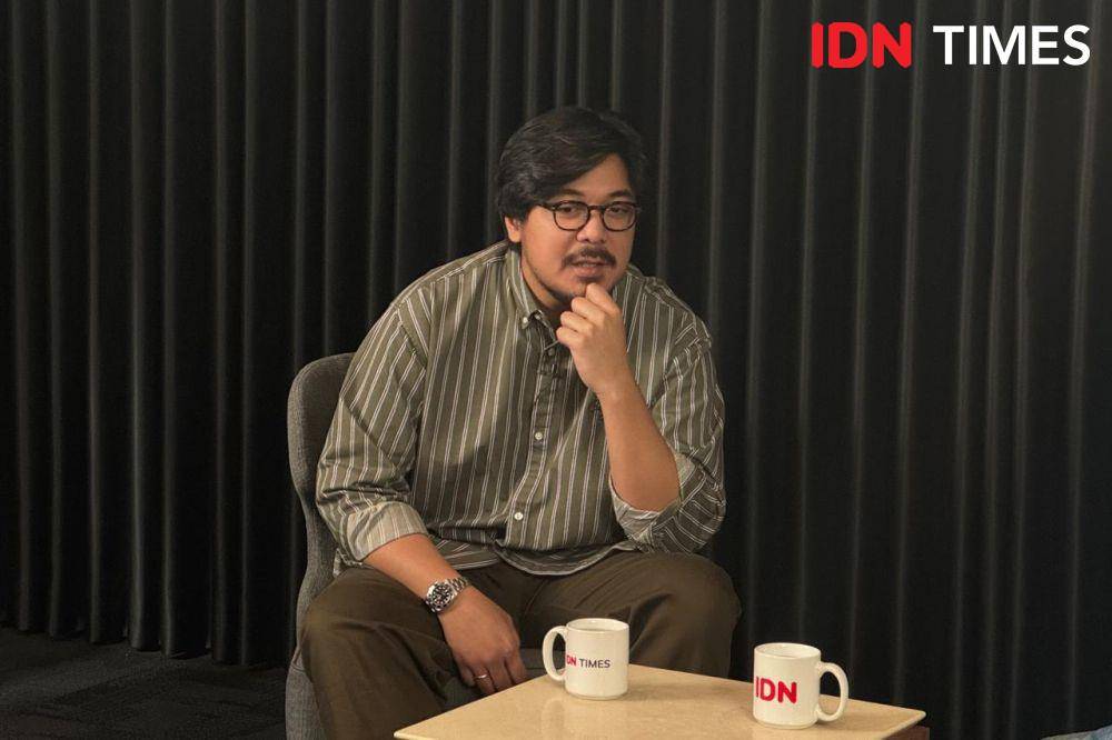 Bilal Indrajaya di kantor IDN Times pada Rabu (28/5/2025) (IDN Times/Elizabeth Chiquita)