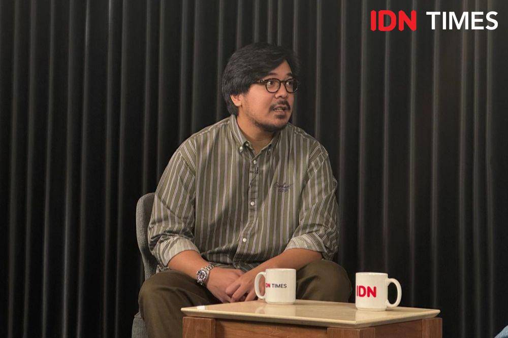 Bilal Indrajaya di kantor IDN Times pada Rabu (28/5/2025) (IDN Times/Elizabeth Chiquita)
