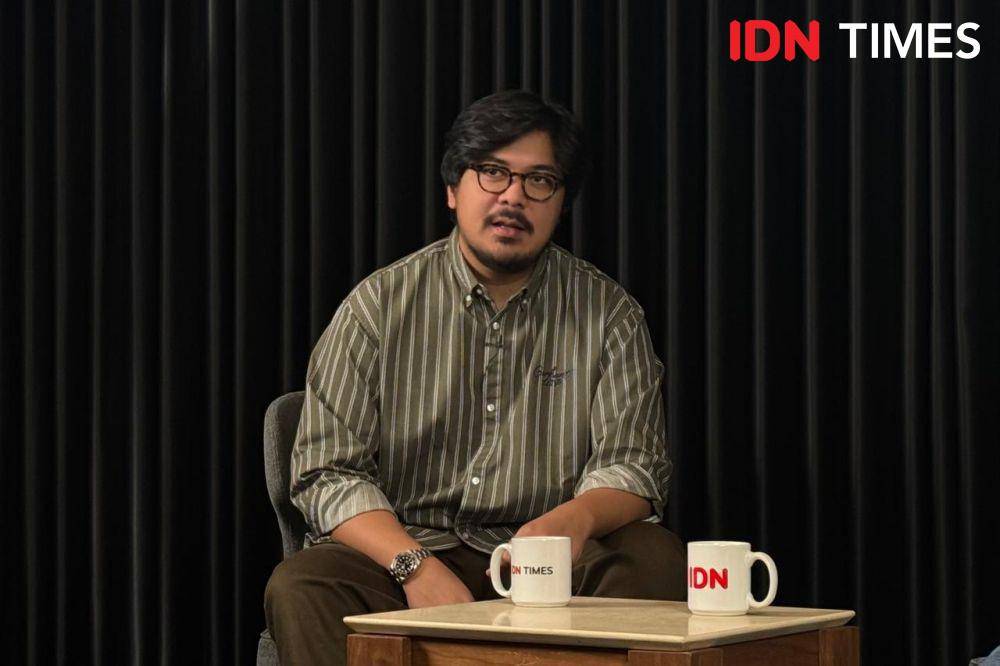 Bilal Indrajaya di kantor IDN Times pada Rabu (28/5/2025) (IDN Times/Elizabeth Chiquita)