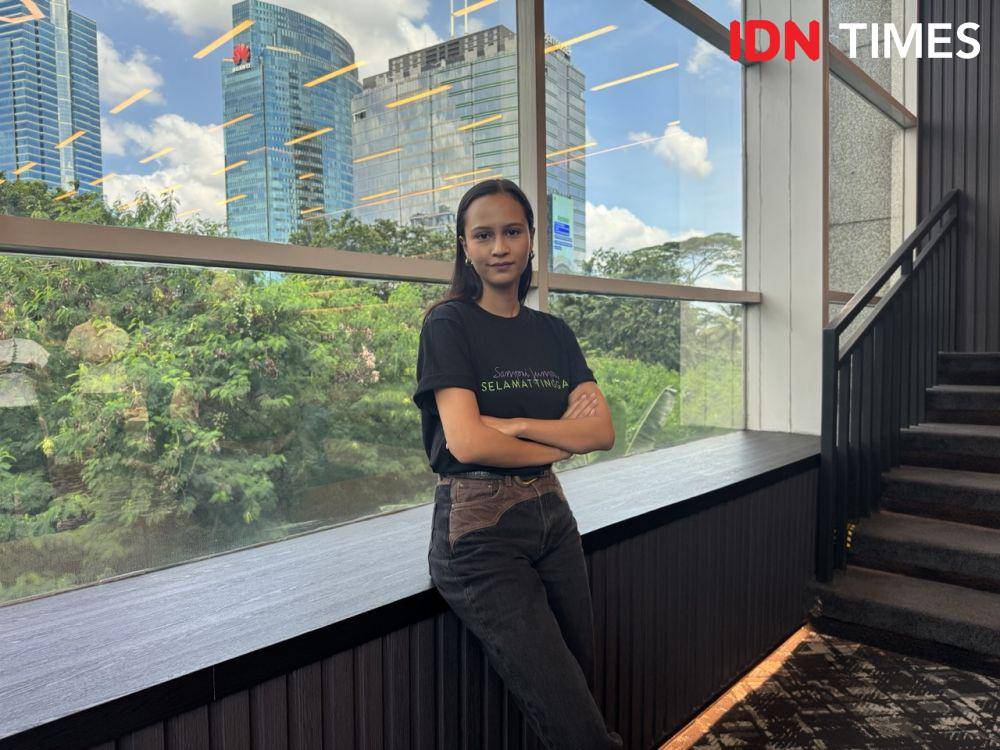 Lutesha pada Selasa (27/5/2025) (IDN Times/Elizabeth Chiquita)