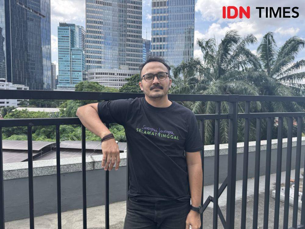 Sutradara Adriyanto Dewo pada Selasa (27/5/2025) (IDN Times/Elizabeth Chiquita)