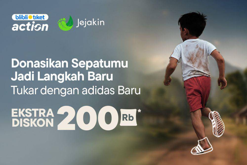 ! Blibli & adidas Hadirkan Program Tukar Tambah Sepatu. (Dok/Istimewa).