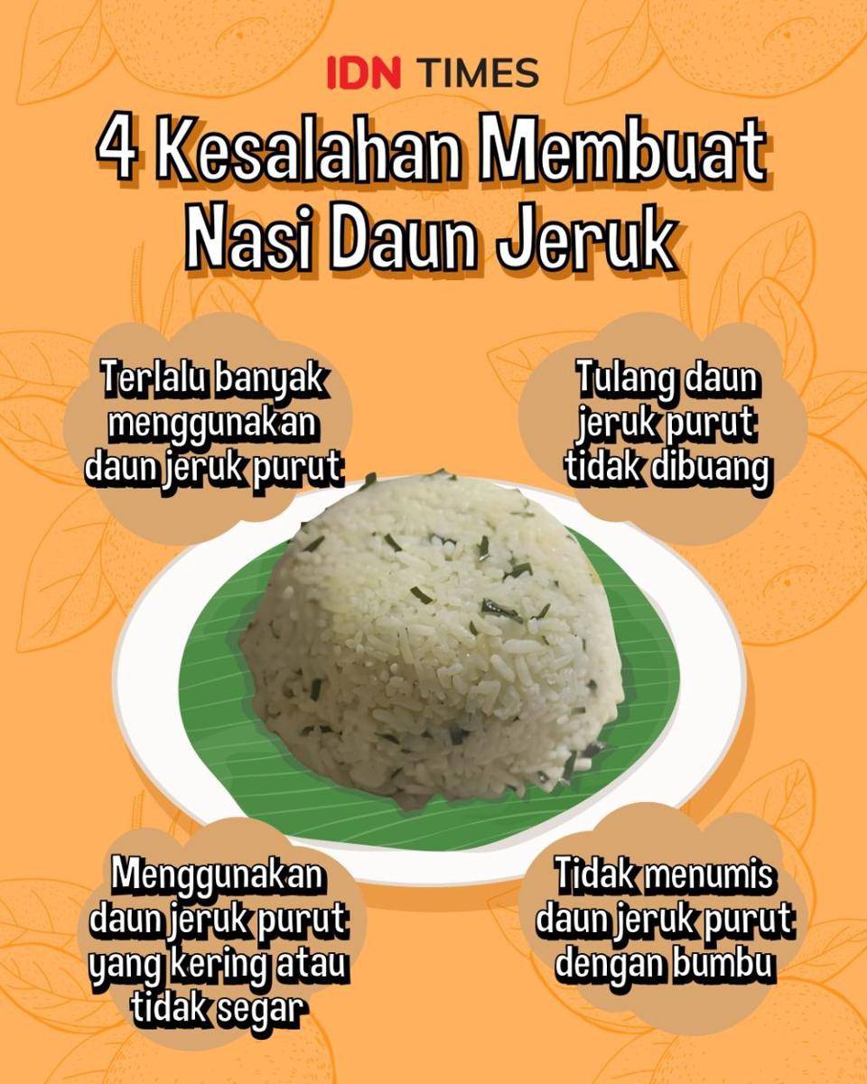Infografis kesalahan membuat nasi jeruk (IDN Times/Sukma Mardya Shakti)