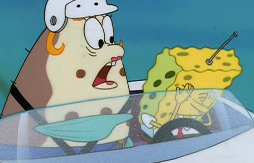 cuplikan SpongeBob tes mengemudi (dok. Nickelodeon/SpongeBob SquarePants)