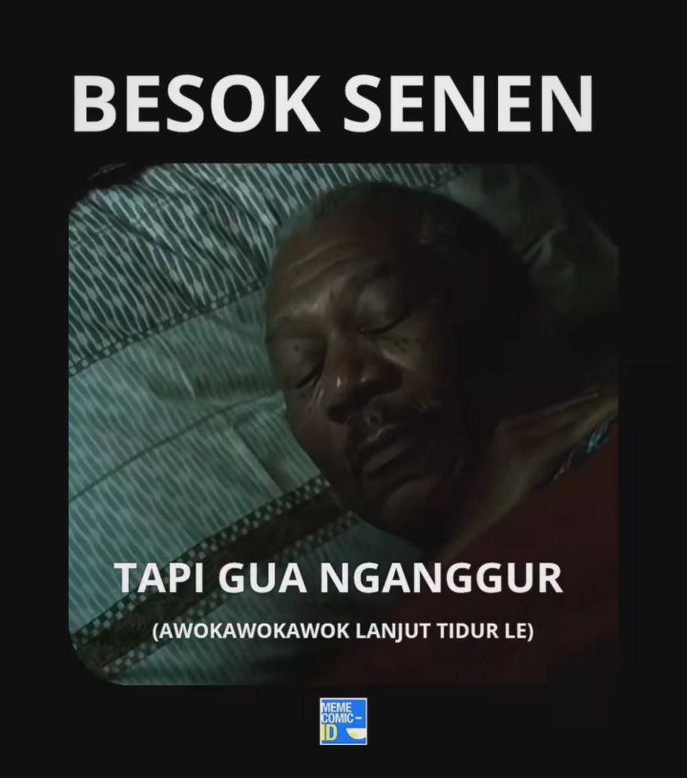 Meme pengangguran (instagram.com/memecomic.id)
