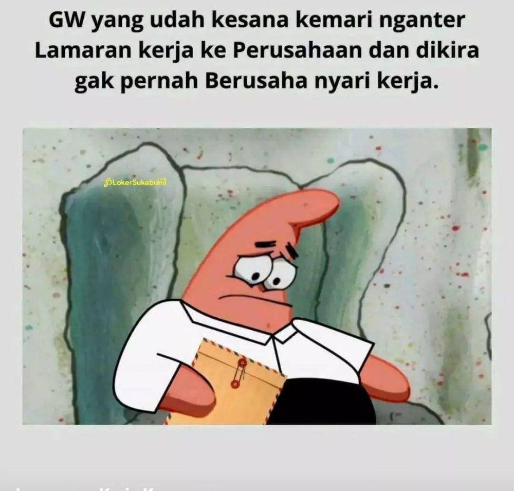 Meme pengangguran (instagram.com/teras_cv)