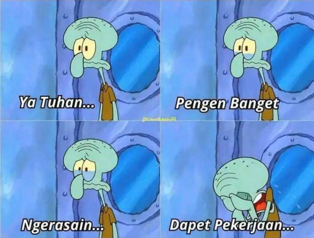 Meme pengangguran (instagram.com/teras_cv)