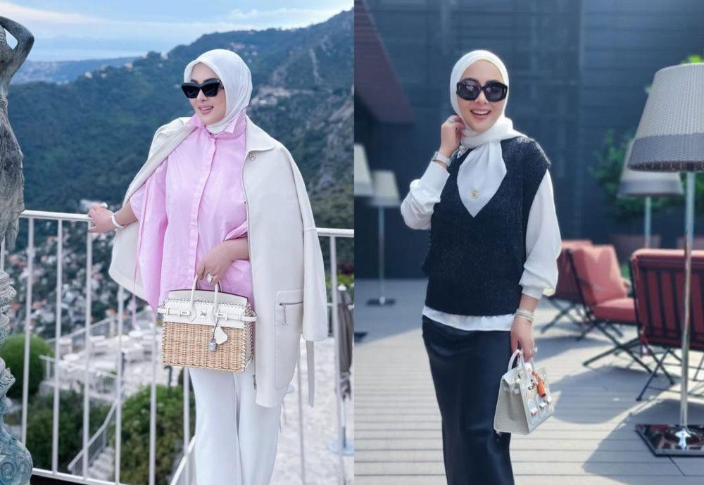 7 Ide Gaya Busana Timeless ala Syahrini yang Elegan
