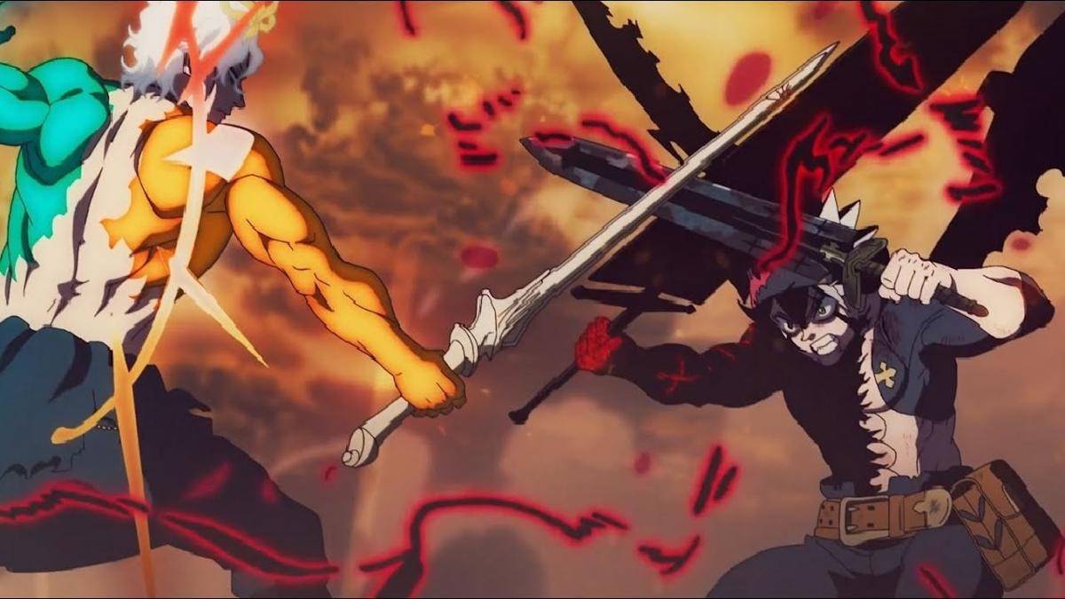 Asta vs Conrad (Dok. Pierrot/Black Clover: Sword of the Wizard King)