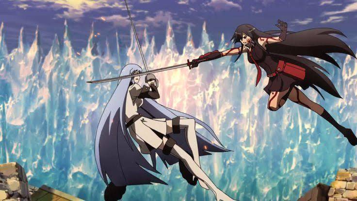 Akame vs Esdeath (Dok. White Fox/Akame Ga Kill)