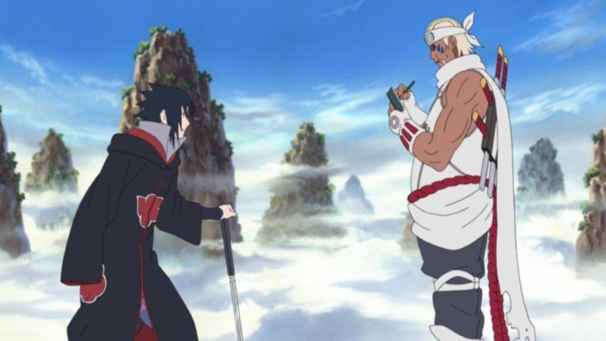 Sasuke vs Killer Bee (Dok. Pierrot/Naruto Shippuden)