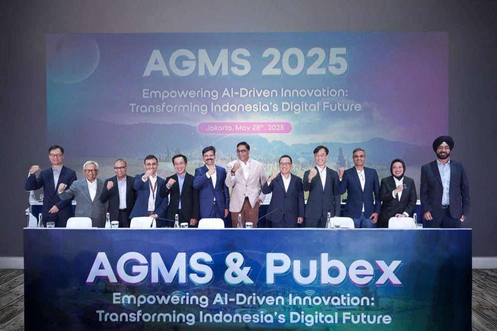 PT Indosat Tbk menggelar Rapat Umum Pemegang Saham Tahunan (RUPST) untuk tahun buku 2024, Rabu (28/5/2025). (Dok. Indosat).