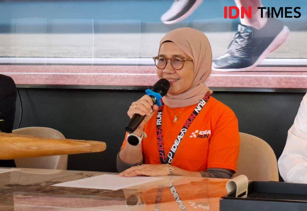 Race Director MHM 2025, Safrita Aryana, Rabu (28/5/2025). IDN Times/Darsil Yahya