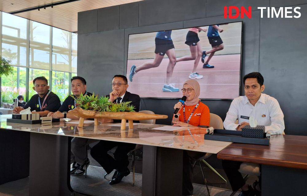 Race Director MHM 2025, Safrita Aryana, Rabu (28/5/2025). IDN Times/Darsil Yahya