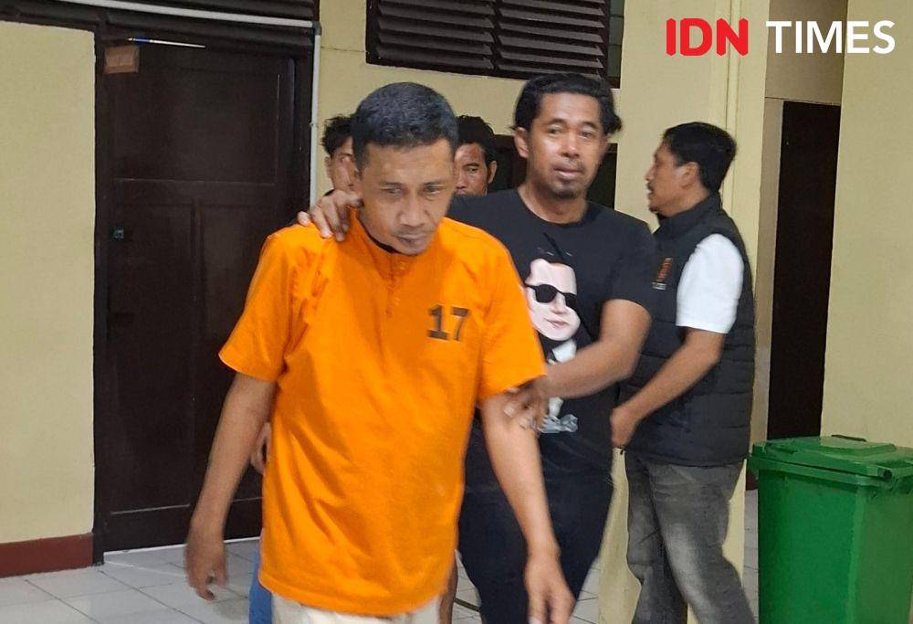 Resedivis pencuri sepeda motor di Makassar kembali ditangkap, Rabu (28/5/2025). IDN Times/Darsil Yahya