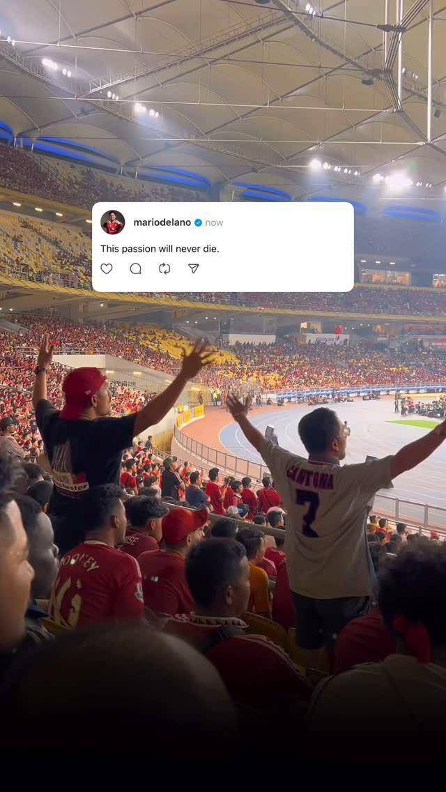 Ibnu Jamil nonton Manchester United di Malaysia (instagram.com/ibnujamilo)