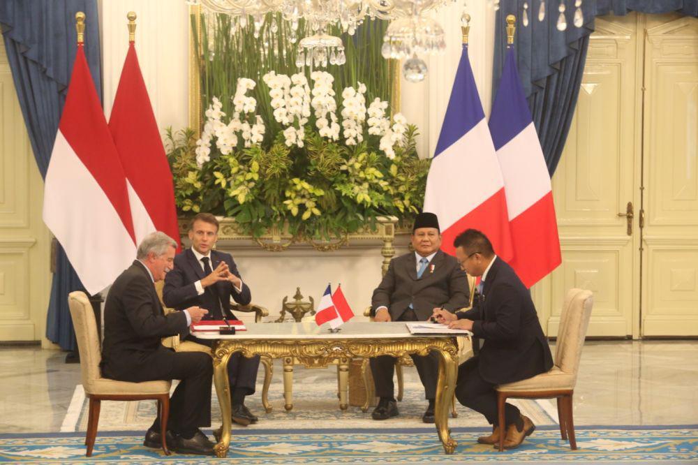 Pordasi Teken Kerja Sama dengan Prancis, Disaksikan Prabowo-Macron