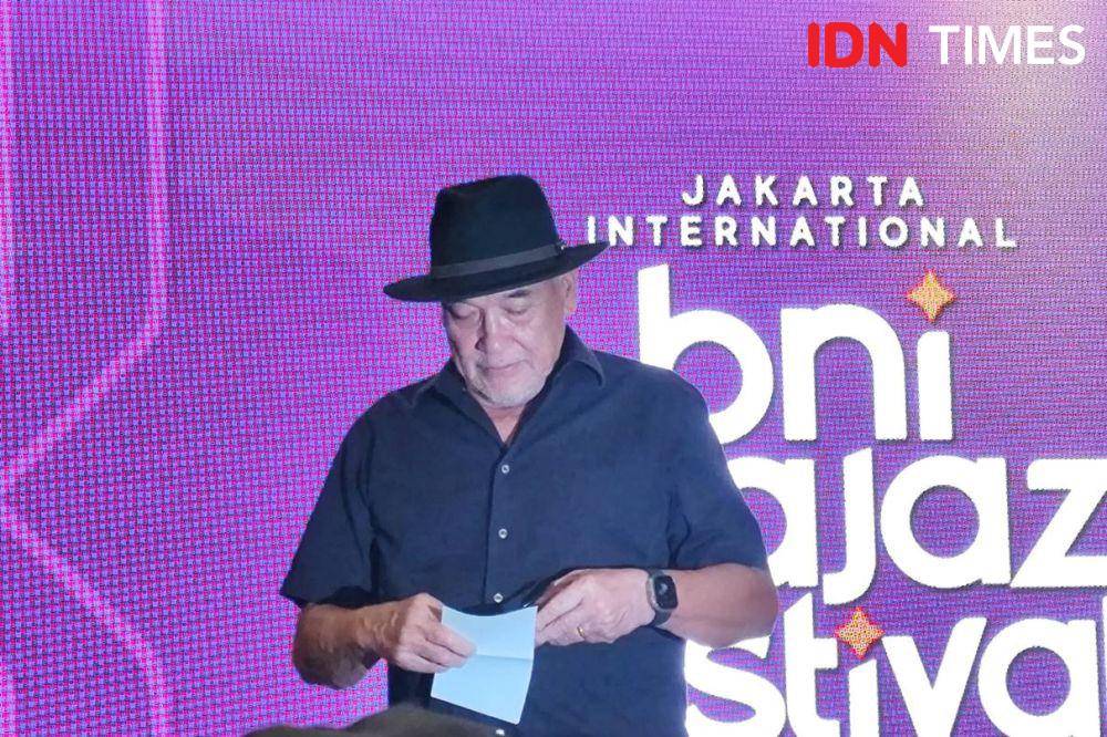 Peter F. Gontha di konferensi pers Java Jazz Festival 2025 di Hotel Borobudur, Jakarta, Rabu (28/5/2025) (dok. IDN Times/Shandy Pradana)