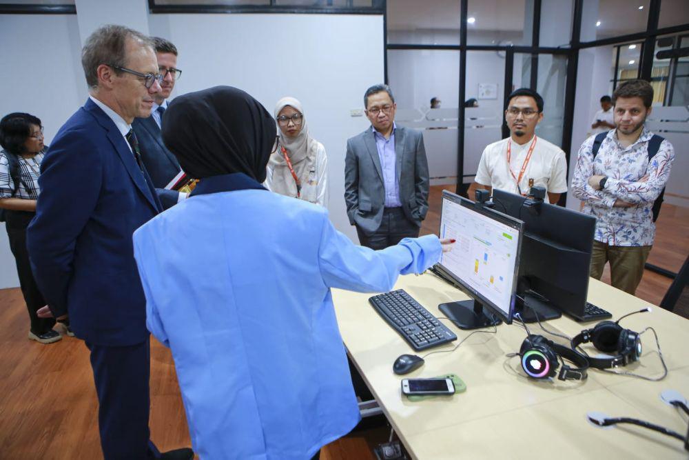 UBL saat mendapat kunjungan untuk kolaborasi internasional. (IDN Times/istimewa)