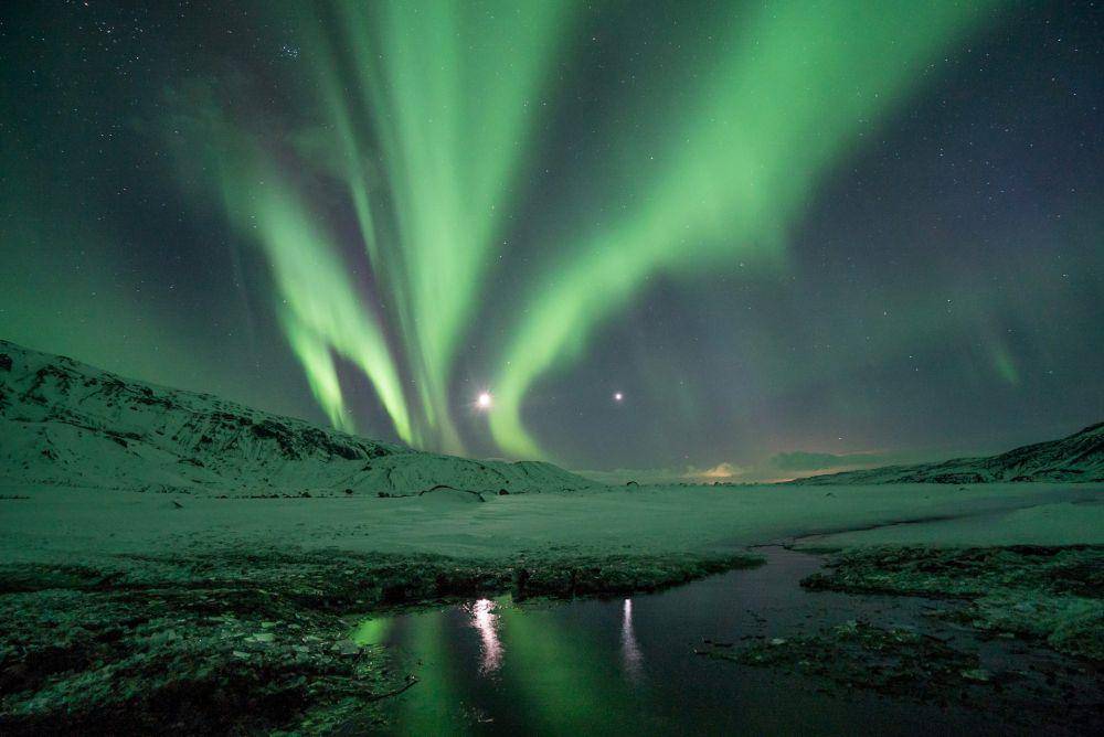Ilustrasi aurora borealis (unsplash.com/Jonatan Pie)