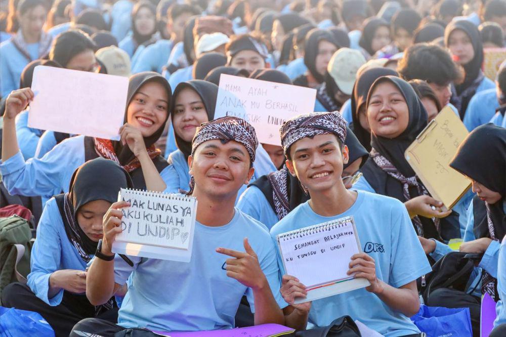 Ilustrasi penerimaan mahasiswa baru di Universitas Diponegoro (Undip) Semarang. (dok. Undip)