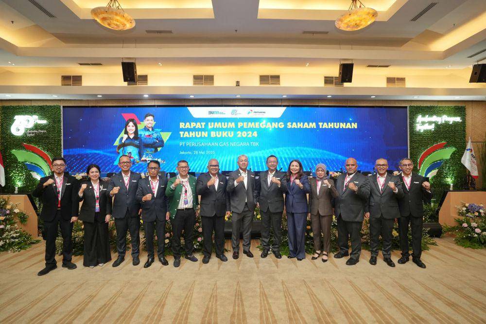 Rapat Umum Pemegang Saham Tahunan (RUPST) Tahun Buku 2024 PT Perusahaan Gas Negara Tbk (PGAS) atau PGN. (dok. PGN)