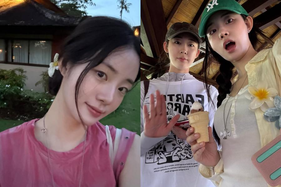 7 Potret Shin Si Ah Liburan di Bali Bareng Cast Resident Playbook